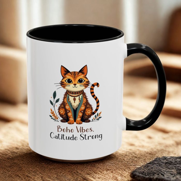 Boho Cat Mug