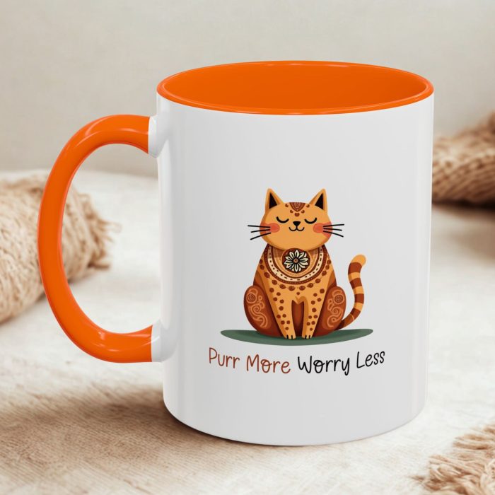 Purr More Worry Less Mug