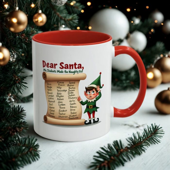 Christmas Funny Teacher Mug