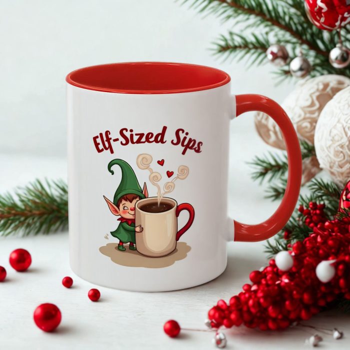 Elf Christmas Mug