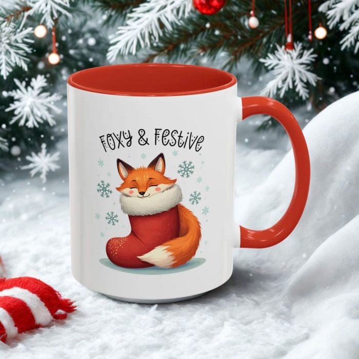 Fox Christmas Mug