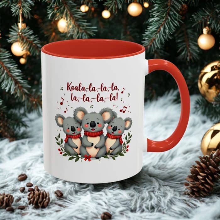Koala Christmas Mug