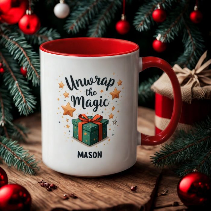 Unwrap the Magic Christmas Mug