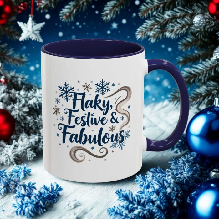 White Christmas Mug