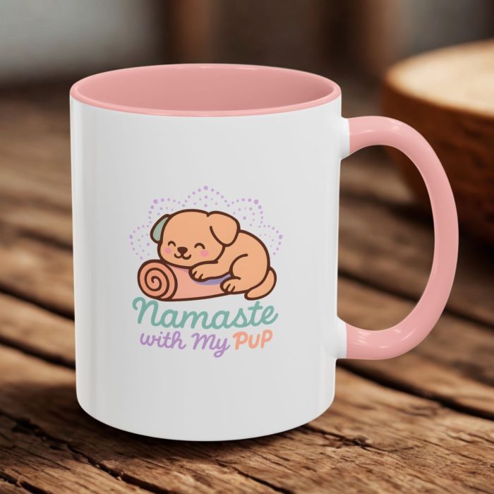Cute Dog Yoga Mug UK