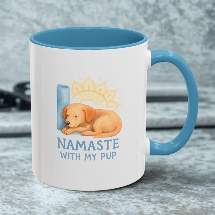 Namaste Dog Mug UK