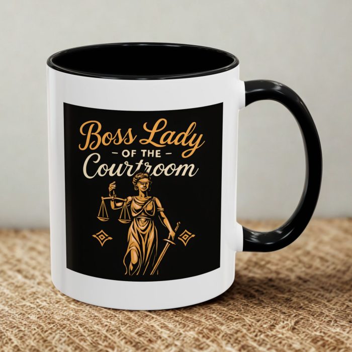 Boss Lady of the Courtroom – Lawyer Mug for Her (UK)