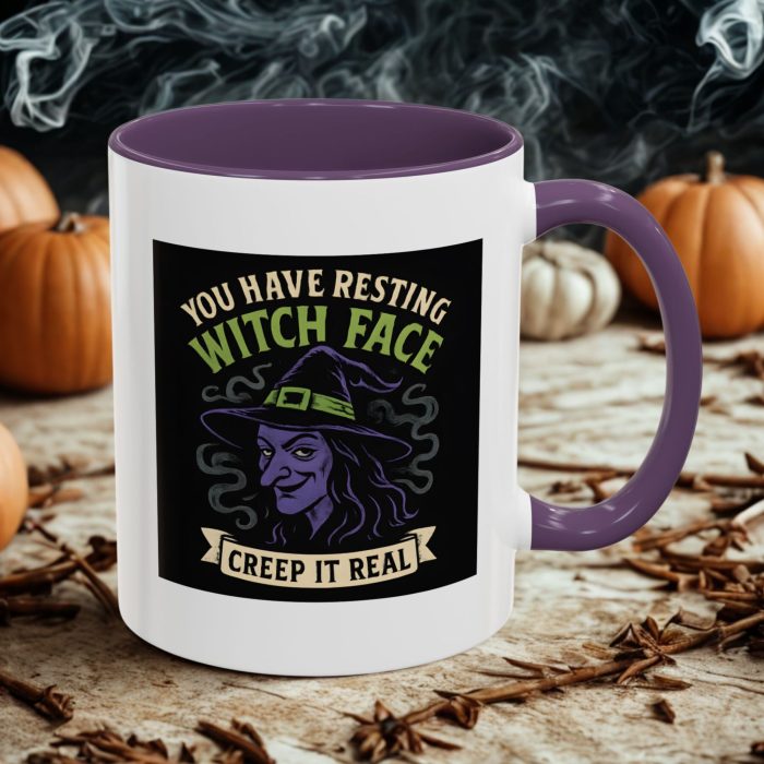 Witchy Coffee Mug – Resting Witch Face Halloween Cup