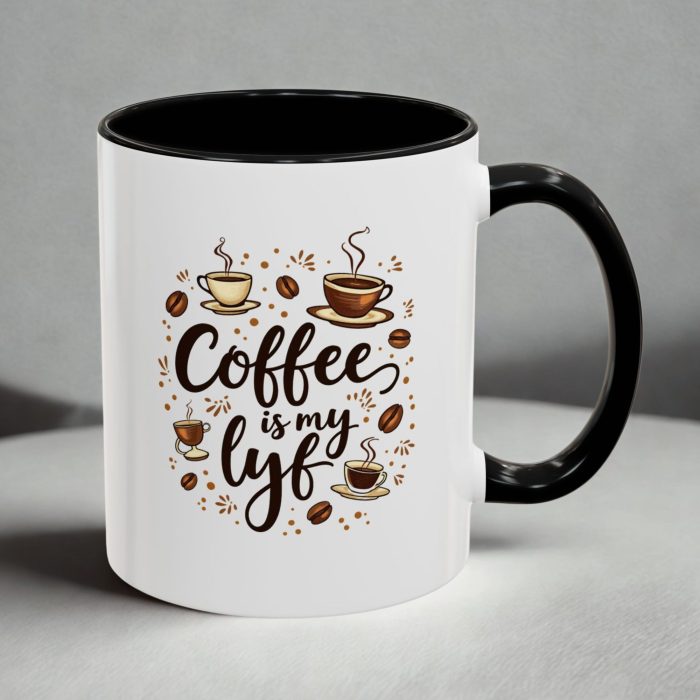 Funny Typo Mug - "Coffee is my Lyf" - 11oz Ceramic Coffee Mug