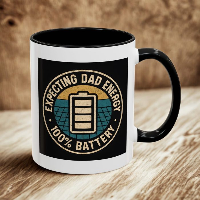 Dad to Be Battery Mug