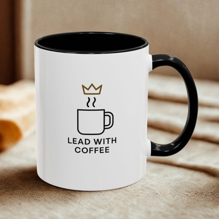 Boss Coffee Mug UK – “Lead With Coffee” Crown Design