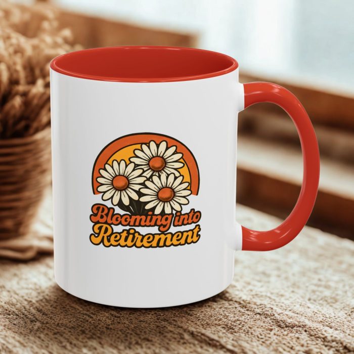 Blooming into Retirement Mug – Floral Retirement Gift for Women