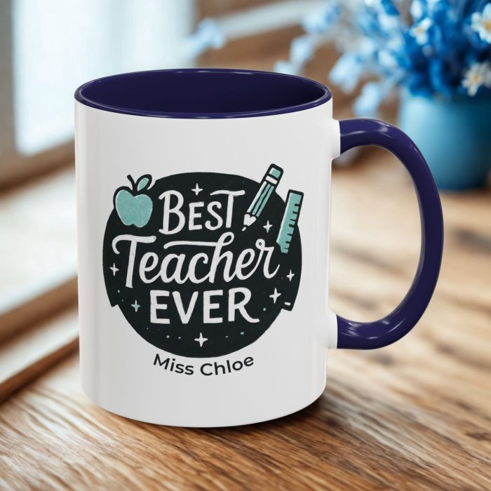 Personalised Teacher Mug – Best Teacher Ever Gift