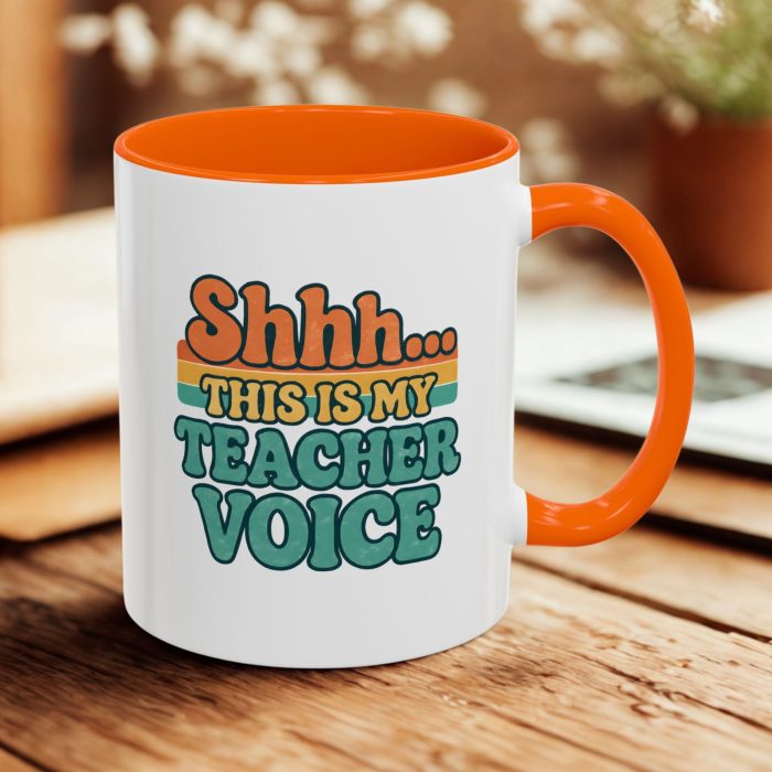 Teacher Classroom Voice Mug – Shhh… This Is My Teacher Voice