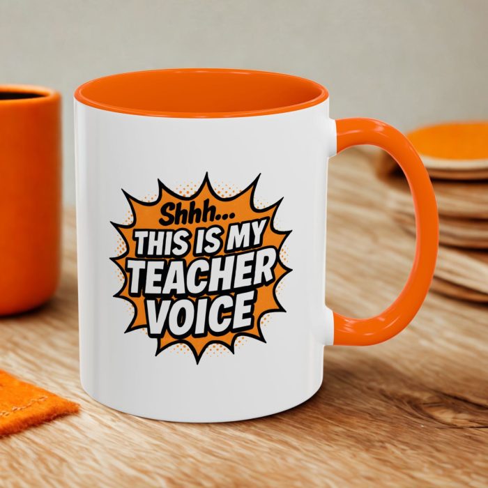 Teacher Work Mug – Shhh… This Is My Teacher Voice