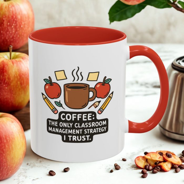 Classroom Management Teacher Mug – Coffee Strategy I Trust