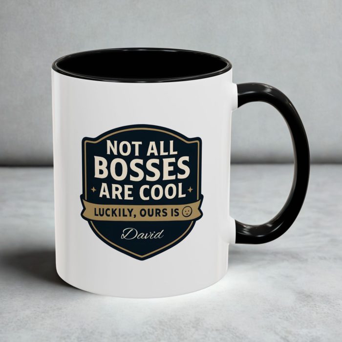 Personalised Not All Bosses Are Cool Mug with Name