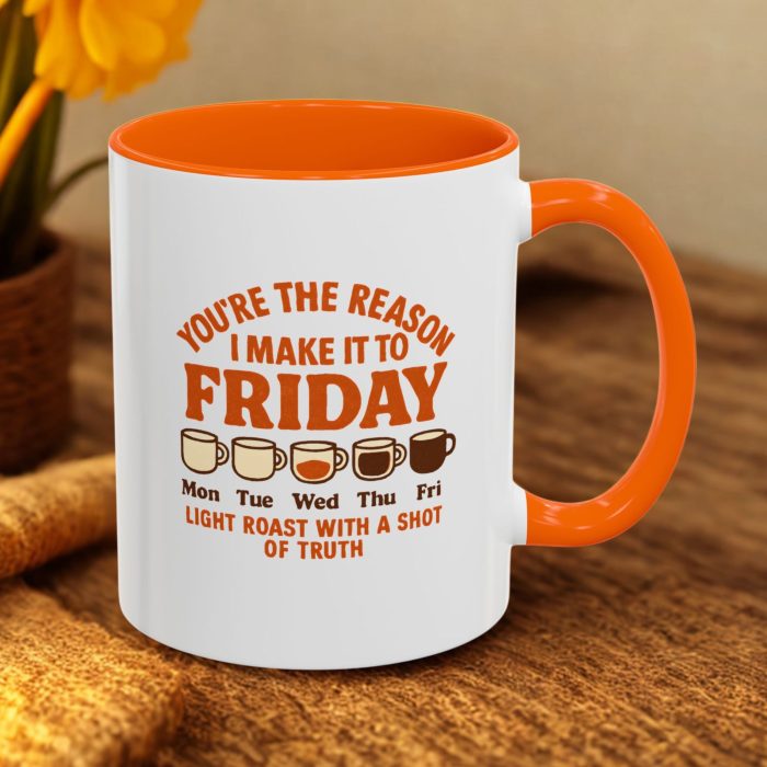 Motivational Boss Mug – “You’re the Reason I Make It to Friday”
