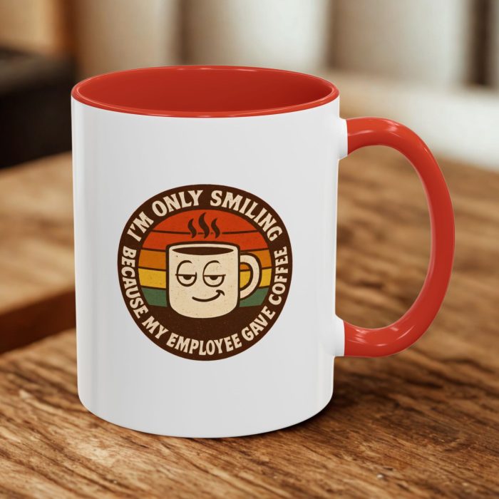 Zen Boss Mug – Retro Calm Office Coffee Gift for Managers