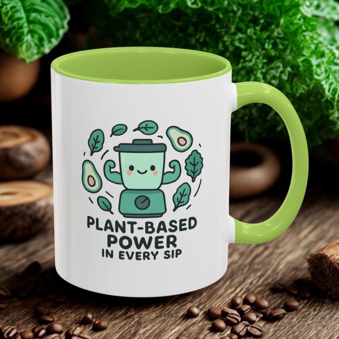Plant Based Lifestyle Mug – Plant-Powered Vegan Coffee Mug