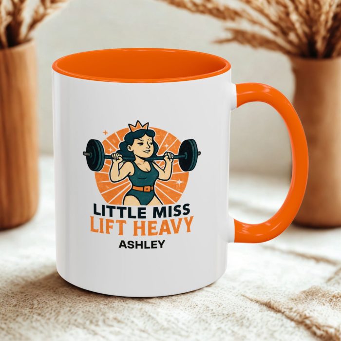 Little Miss Lift Heavy – Personalised Gym Mug