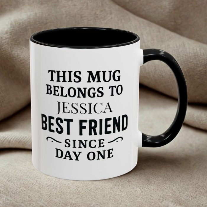 Personalised Best Friend Mug – Custom Name Friendship Design