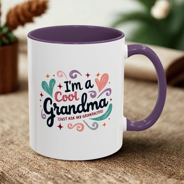 I'm a Cool Grandma (Just Ask My Grandkids)" Mug – Fun Grandma Design (11oz)