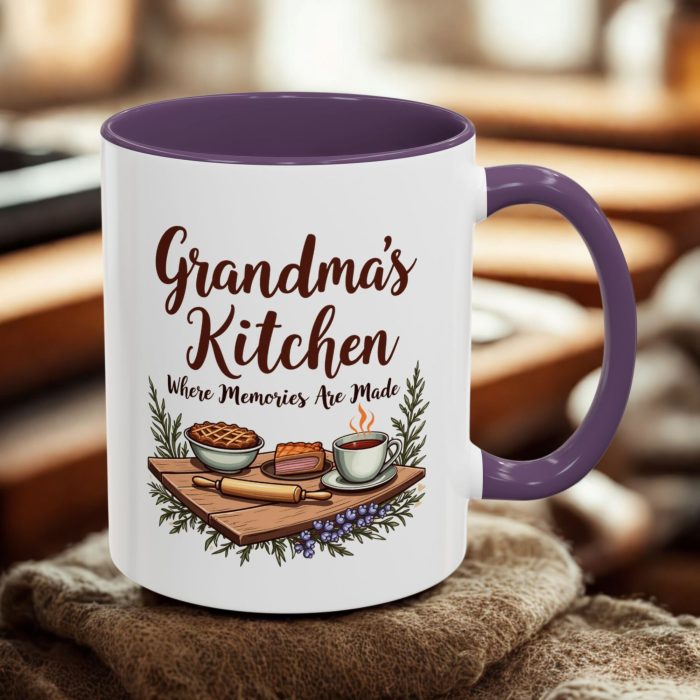 Grandma Kitchen Mug | “Where Memories Are Made” Cozy Baking Design | Mug Spot UK