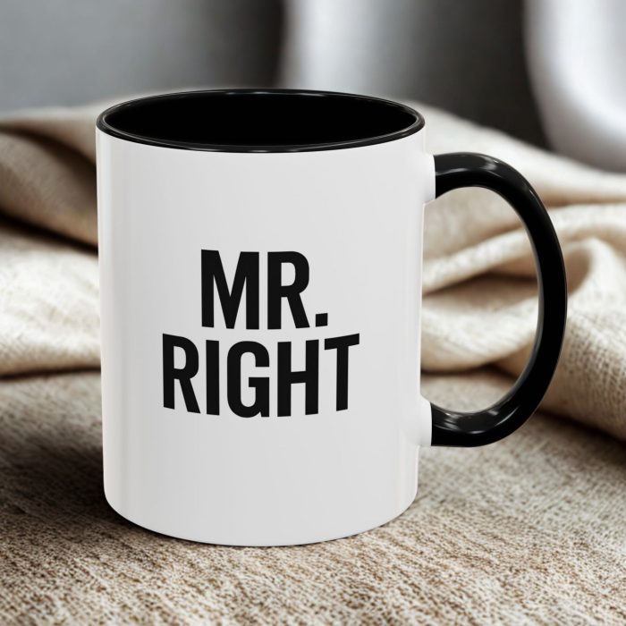 Funny Couple Mug – Mr Right Design