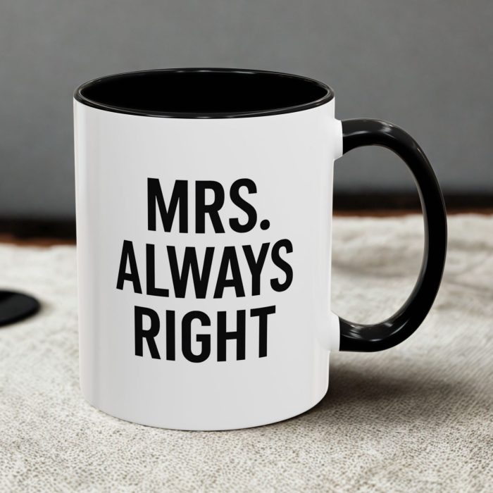 Funny Couple Mug – Mrs Always Right Design
