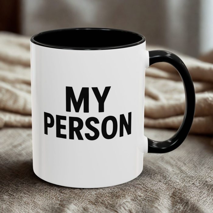 Romantic Couple Mug – My Person Minimalist Love Design