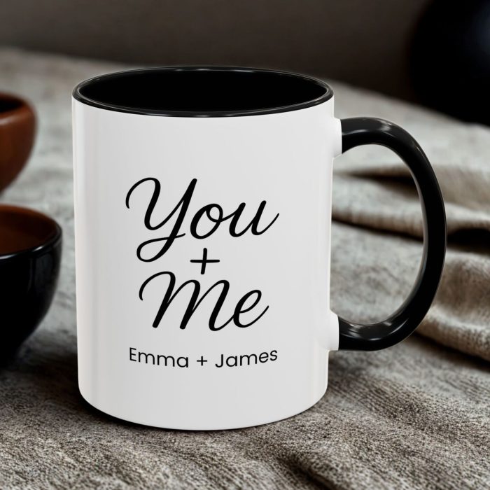 Personalised Couple Mug – You and Me Custom Name Mug