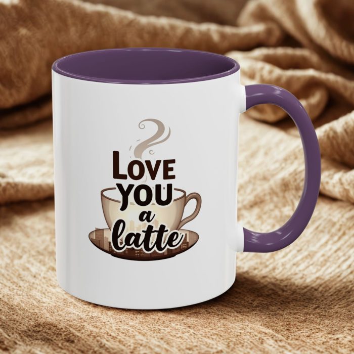 Love You a Latte - Cute Valentine's Day Coffee Mug (11oz)