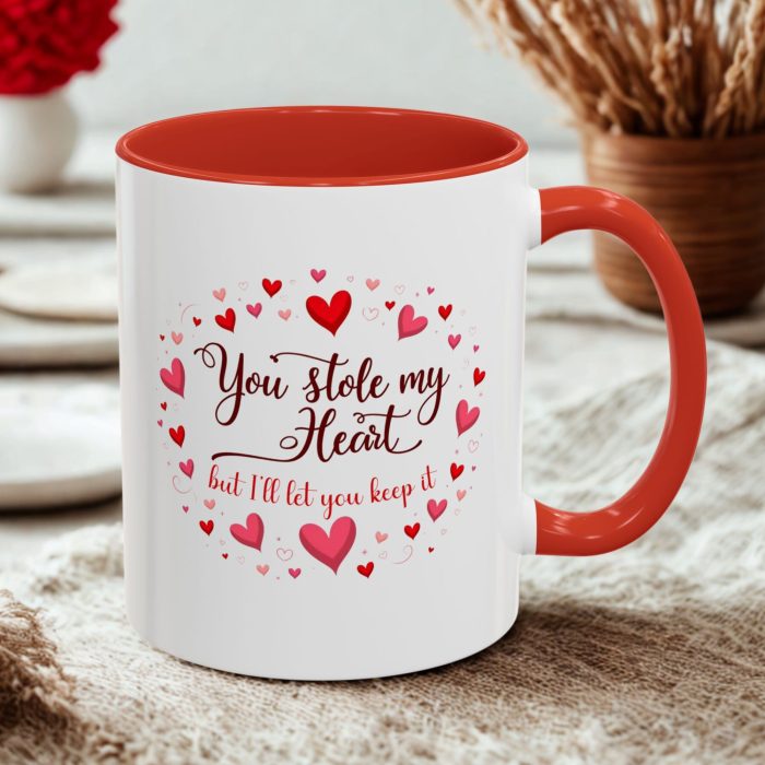 You Stole My Heart, But I'll Let You Keep It - Romantic Valentine's Day Mug (11oz)