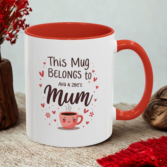 Personalised Mum Mug – This Mug Belongs to Mum