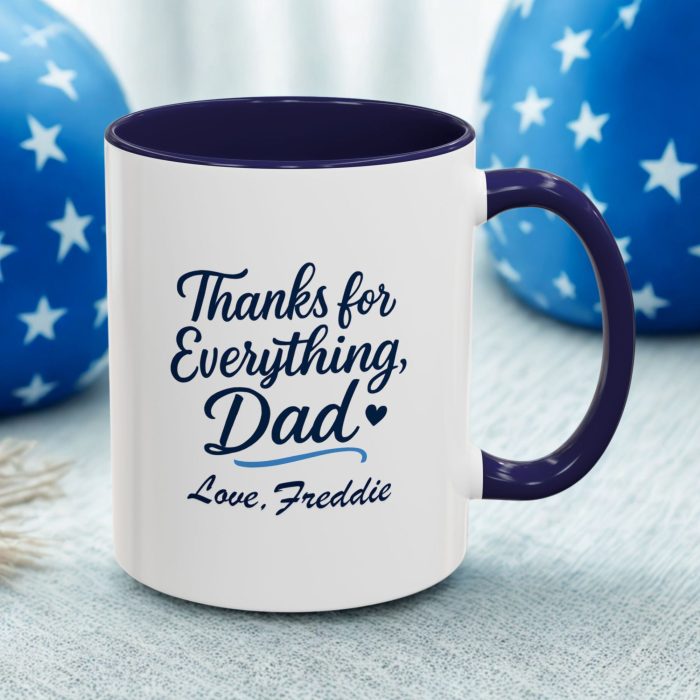 Personalised Thank You Dad Mug | Custom Gift for Father’s Day | Mug Spot