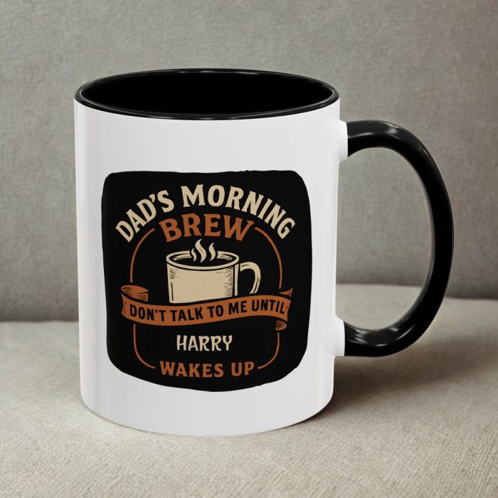 Custom Dad Morning Mug | Personalised Coffee Cup | Mug Spot