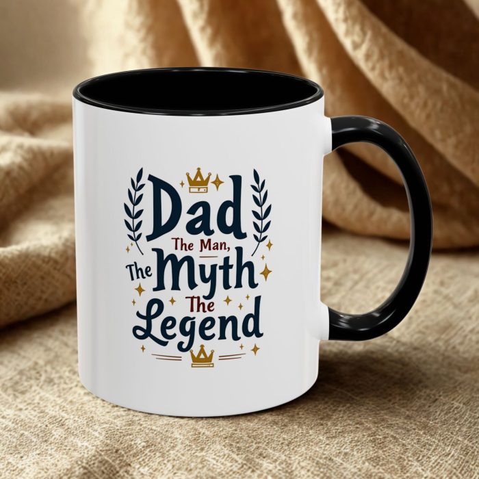 Dad Mug: "Dad - The Man, The Myth, The Legend" (11oz)