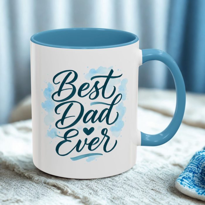 Best Dad Ever Watercolour Mug – Father’s Day Coffee Mug