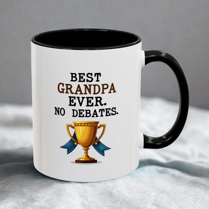 Best Grandad Ever No Debates Mug – Funny Grandad Gift