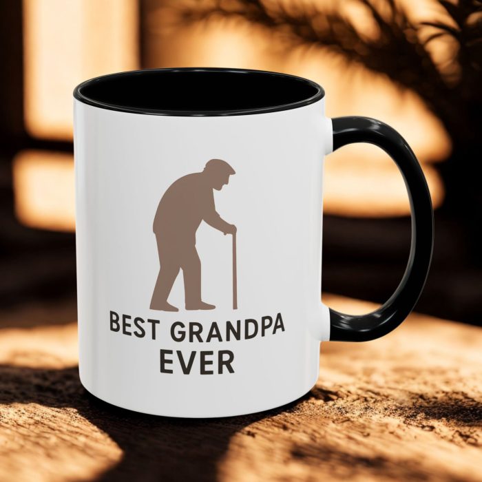 Best Grandpa Ever Silhouette Mug – Classic Grandpa Gift