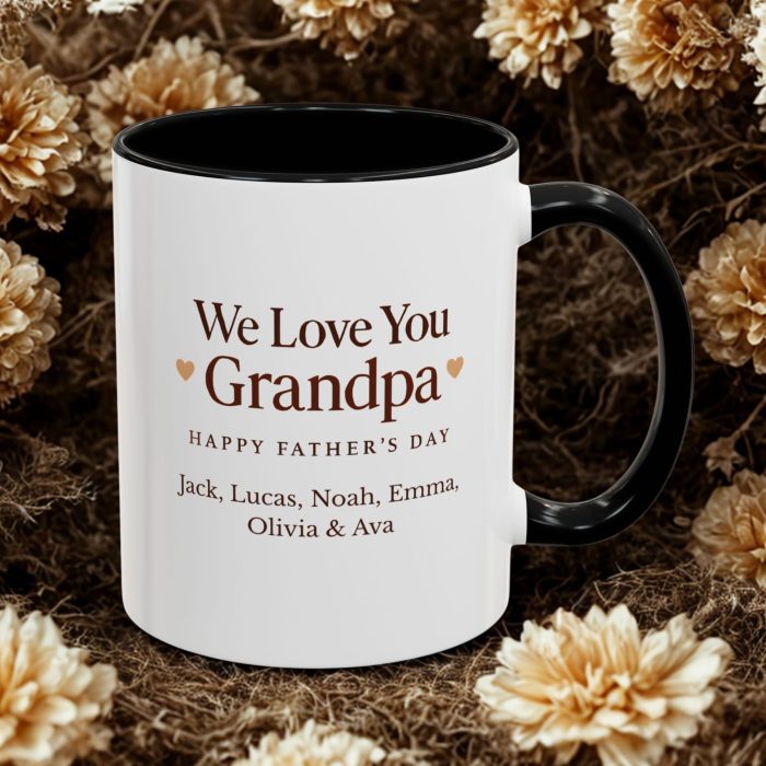First Time Grandad Promotion Mug – Personalised Gift from Grandchildren