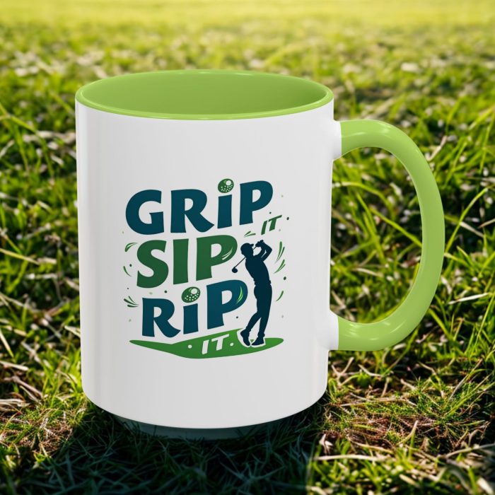 Grip It, Sip It, Rip It – Funny Golf Mug for Enthusiasts (11oz)