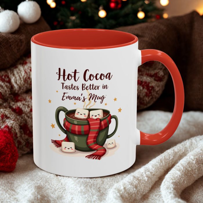 Personalised Cocoa Christmas Mug UK – Custom Hot Chocolate Design