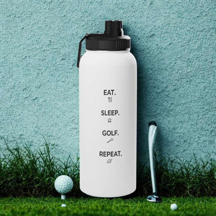 Golf Enthusiast Water Bottle – Stainless Steel Sports Bottle